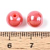 Electroplate Round Glass Beads Strands EGLA-T029-07H-3