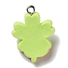 Opaque Resin Pendants X-RESI-D055-081P-3