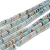 Natural Flower Amazonite Beads Strands G-H230-36-2