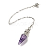 Gemstone Pointed Dowsing Pendulums AJEW-P113-01P-3