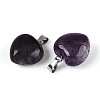 Natural Amethyst Pendants G-T143-49E-2
