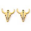 PVD Vacuum Plating 304 Stainless Steel Charms STAS-N092-52G-2