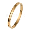 6MM 304 Stainless Steel Blank Grooved Hinged Bangle Making SA-CBA4244-02G-1