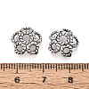 Tibetan Style Alloy Bead Caps TIBEB-T004-19AS-3