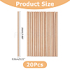 Wood Craft Sticks WOOD-WH0125-11E-2