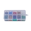 10 Colors Glass Beads EGLA-JP0001-01-8mm-2