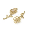 Brass Micro Pave Cubic Zirconia Pendants LS-KK-C107-09A-G-2