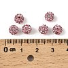 Polymer Clay Rhinestone Beads RB-H284-6MM-223-2