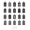 SUNNYCLUE 20pcs 20 style 201 Stainless Steel Pendants STAS-SC0003-67-1