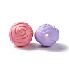 Spray Painted ABS Plastic Beads KY-G025-04-2