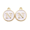 Golden Plated Alloy Charms ENAM-S118-01N-1