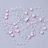 ABS Plastic Imitation Pearl Beaded Trim Garland Strand SACR-T354-01D-2