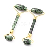 Natural Ruby in Zoisite Brass Face Massager MRMJ-G009-22G-1