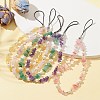 Gemstone Chips & Cultured Freshwater Pearl Beaded Mobile Straps HJEW-JM01097-4