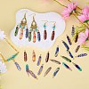 30Pcs 10 Style Rack Plating Alloy Pendants FIND-SZ0003-44-4