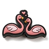 Valentine's Day Swan Silicone Focal Beads SIL-A005-03-1