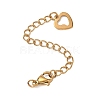 201 Stainless Steel Curb Chain Extender SA-CBA0FDA-01G-09-1