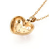 304 Stainless Steel Pendant Necklaces NJEW-T018-38G-5