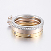 304 Stainless Steel Stackable Finger Ring Sets RJEW-P063-04-3
