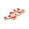 Christmas Theme Alloy Enamel Pendants ENAM-K074-02C-01-2