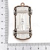 Tibetan Style Alloy Big Pendants AL-CBA2376-21R-3