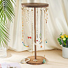 Round Wood Jewelry Necklace Display Organizer Hanging Tower Rack NDIS-TAC0001-01B-8