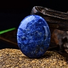 Natural Sodalite Oval Palm Stone Massager PW-WG63539-09-1