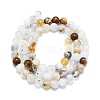 Natural White African Opal Beads Strands G-K245-A18-02-2