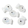 Handmade Foil Lampwork Fish Beads FOIL-Z001-01J-1