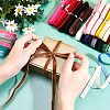 60 Yards Single Face Velvet Ribbon OCOR-WH0071-02-6