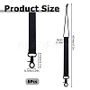 6Pcs Imitation Nylon with Alloy Ski Board Strap AJEW-HS0001-36-2