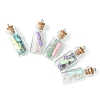 Wishing Bottle Glass Bottle Pendants PALLOY-JF02127-1