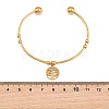 10Pcs Ion Plating(IP) 304 Stainless Steel Cuff Bangles BJEW-M284-20G-01-4