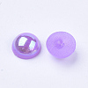 ABS Imitation Pearl Cabochons OACR-Q176-6mm-M-2
