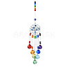 Glass with Metal Sun Catcher Pendant PW-WG31146-05-1