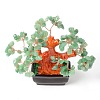Natural Green Aventurine Chips Money Tree Bonsai Display Decorations DJEW-B007-08A-3