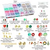 DIY Christmas Themed Acrylic & Glass Seed & Polymer Clay Beads Bracelet Kits DIY-FS0007-95-4