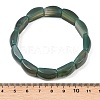 Natural Agate Bead Stretch Bracelets for Women Men BJEW-C097-02A-21-2