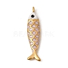 304 Stainless Steel Enamel Pendants STAS-B128-52G-05-1