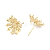 Brass Stud Earring Findings LS-KK-Z099-05G-01-2