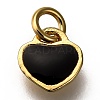 Enamel Brass Charms KK-G364-17G-02-1