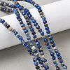 Dyed Natural Regalite/Imperial Jasper/Sea Sediment Jasper Beads Strands G-B124-C05-01-5