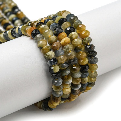 Natural Tiger Eye Beads Strands G-K351-B02-01-1