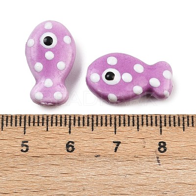 Handmade Porcelain Beads X-PORC-B009-03F-1