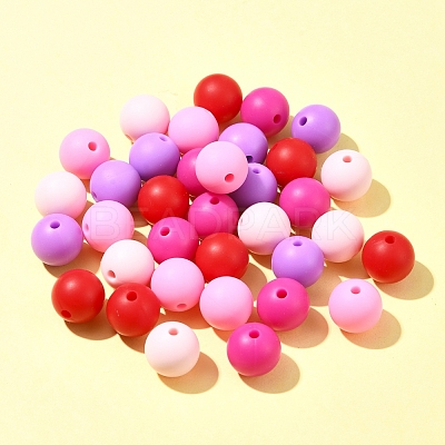 35Pcs Food Grade Eco-Friendly Silicone Focal Beads SIL-FS0001-22D-1