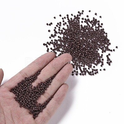 Baking Paint Glass Seed Beads SEED-S001-K18-1