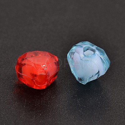 Valentines Day Ideas for Her Transparent Acrylic Beads TACR-S114-8mm-M-1