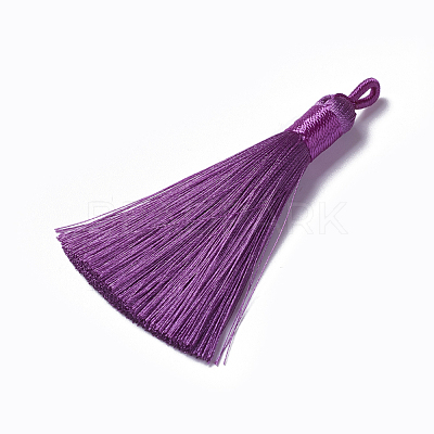 Polyester Tassel Pendants FIND-I009-B15-1