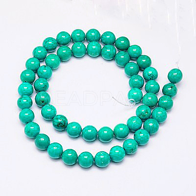 Natural Magnesite Beads Strand X-TURQ-G096-10mm-1