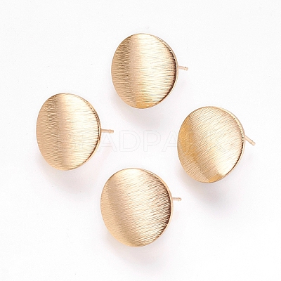 Brass Ear Stud Findings LS-X-KK-S336-16G-1